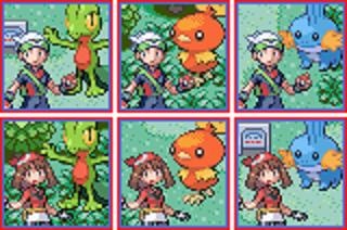 Ruby, Sapphire, and Emerald Squares