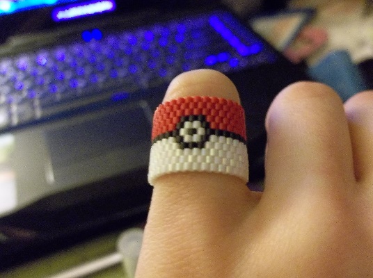 Pokeball Peyote Pinkie Ring.jpg