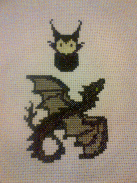 Maleficent and as Dragon completed