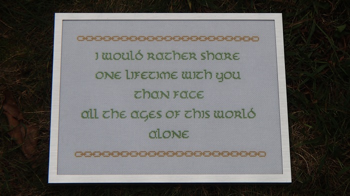 &quot;I would rather spend one lifetime with you than face all the ages of this world alone&quot;