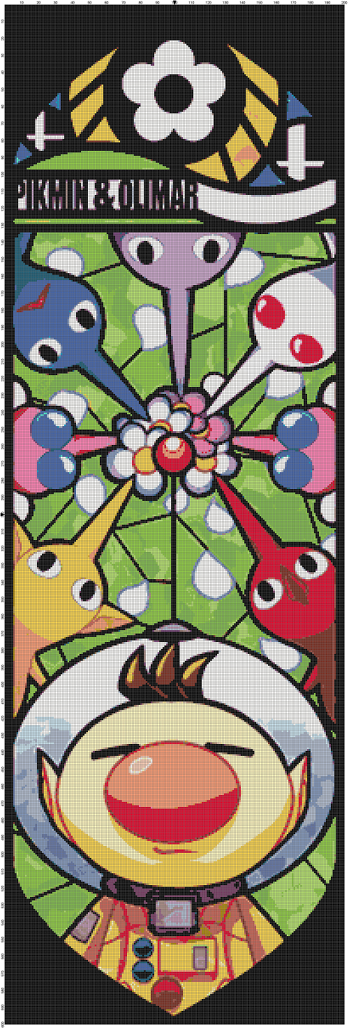 Pikmin stained glass pattern.png