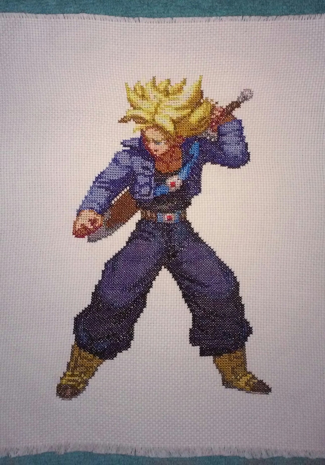 Super Saiyan Trunks Cross Stitch.jpeg