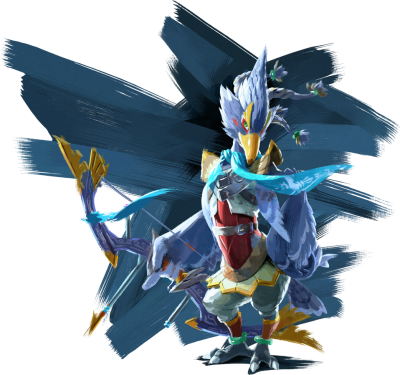 the-champions-zelda-breath-of-the-wild-revali-person-art-bird-legend-of-zelda-transparent-png-1188633.png