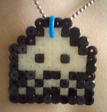 Glow in the Dark space invader
