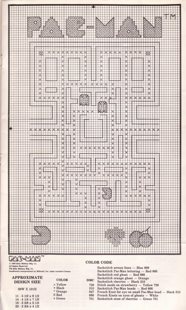 Pacman pattern saved from Littlemojo's site