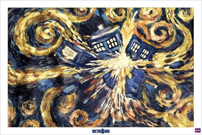 pp32399-doctor-who-exploding-tardis-van-gogh-poster.jpg