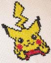 pikachu cross stitch