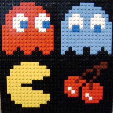 Pixel Pacman Ghost