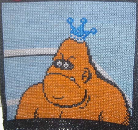 King Hippo Cross Stitch · Mike Tyson's Punch-Out Character Patterns!