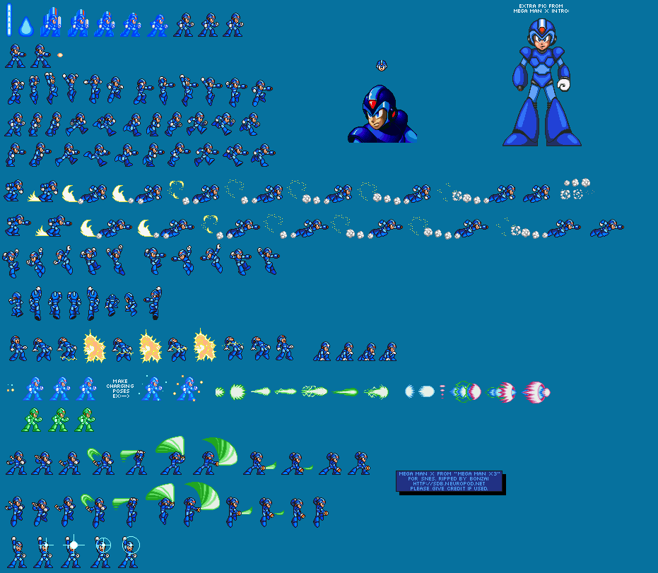 The Gallery For Megaman X Enemy Sprite.