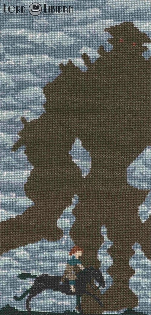 shadow_of_colossus_shadow_cross_stitch_by_lordlibidan-d7xdcor