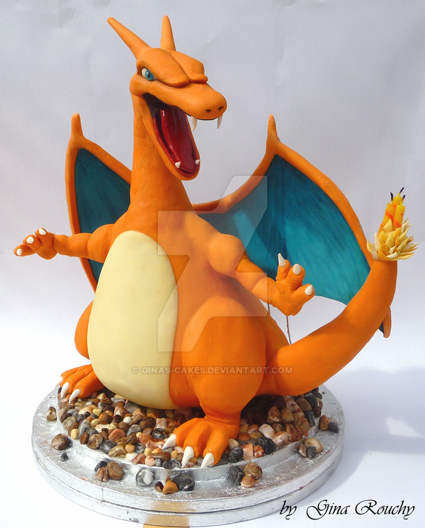 Charizard Cake by Gina's Cakes