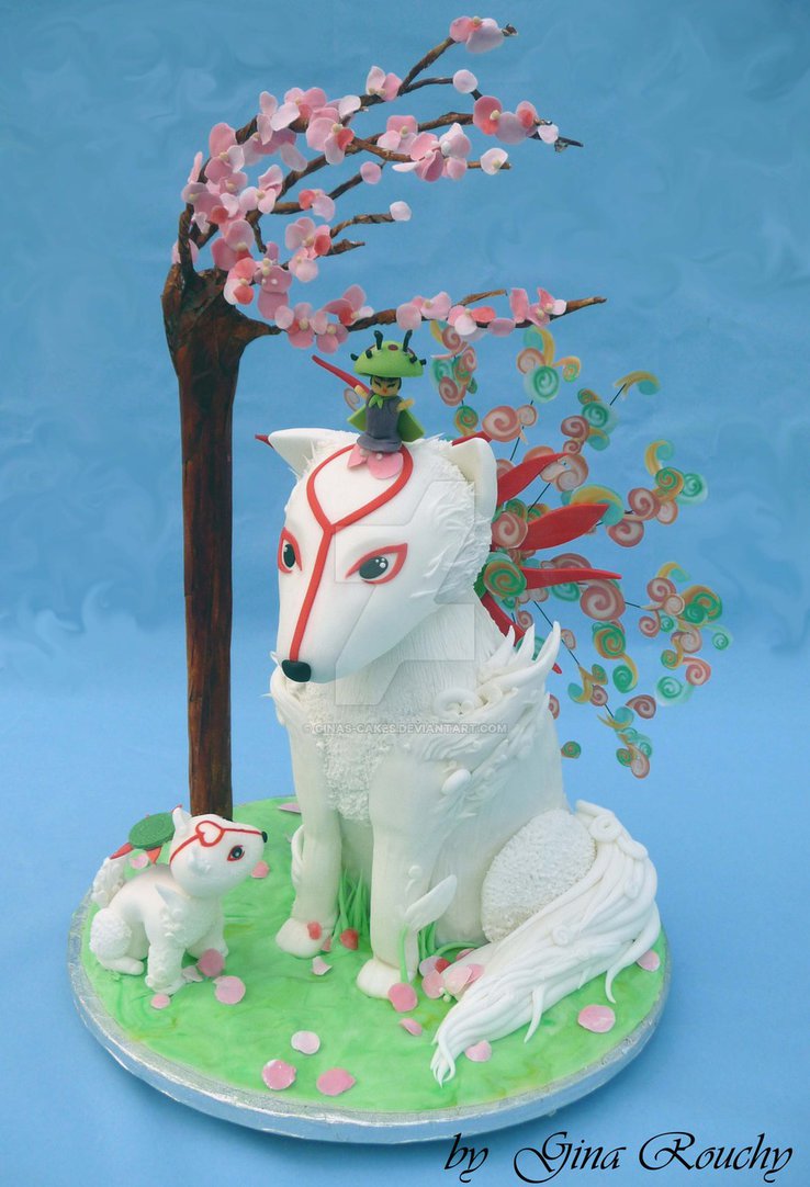 Okami Cake by Gina's Cakes