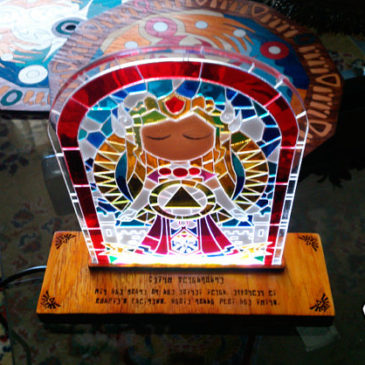 Zelda Stained Glass Lamp