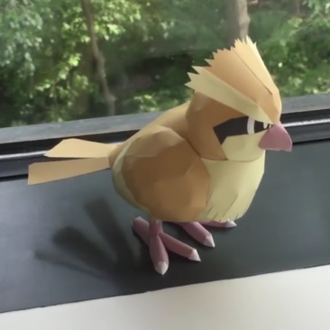 Pokemon Go Papercraft: Pidgey