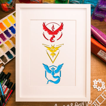 Pokemon Go Paper Cut Outs