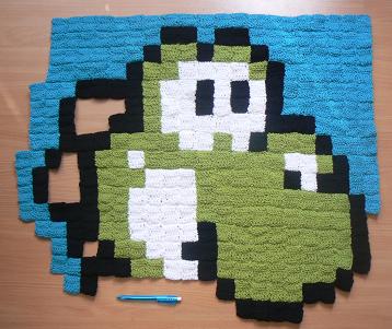 Yoshi Blanket WIP2.JPG