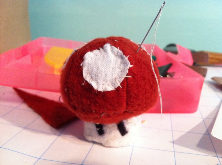 Mushroom Power up Pin Cushion
