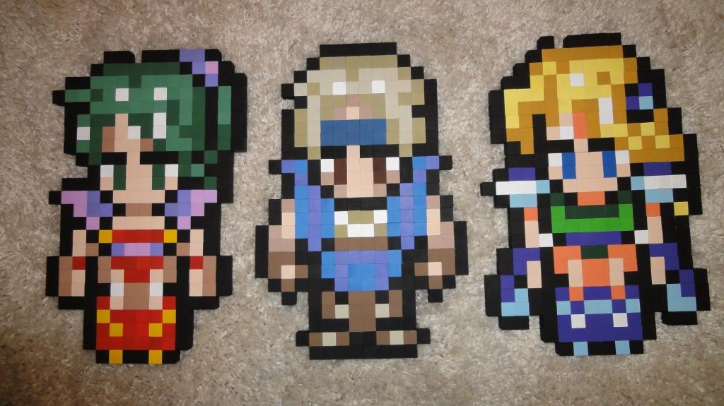 Terra, Locke and Celes from FF6