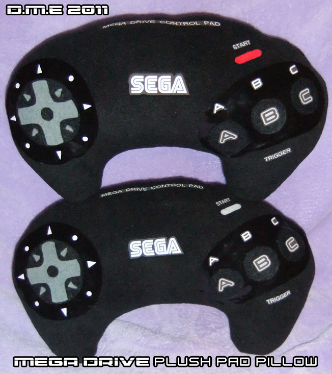 Mega Drive plush pad pillows