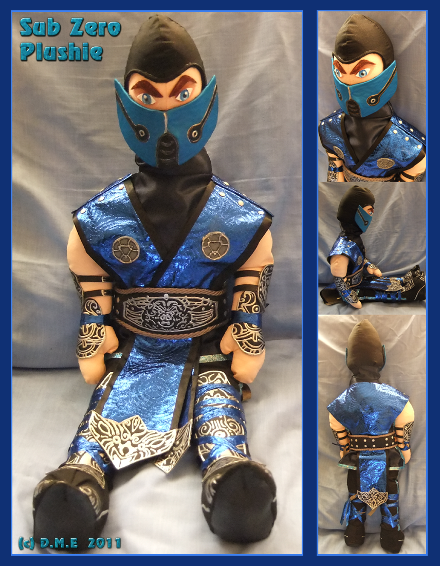 Sub Zero Mortal Kombat plushie